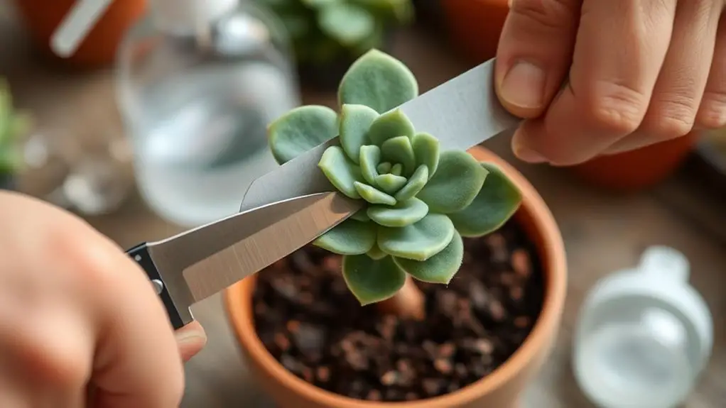 propagation of succulent plants