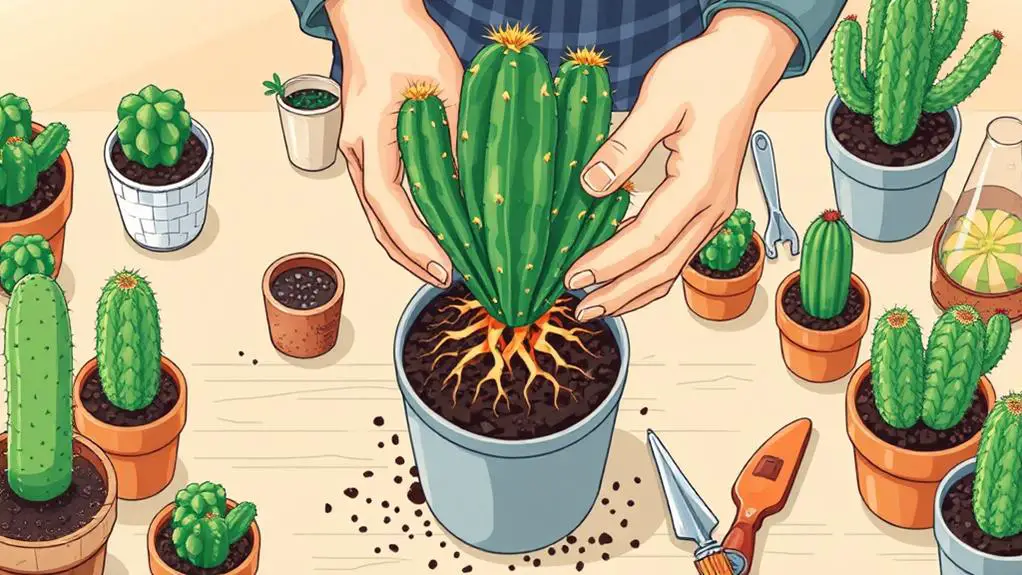 proper plant repotting techniques