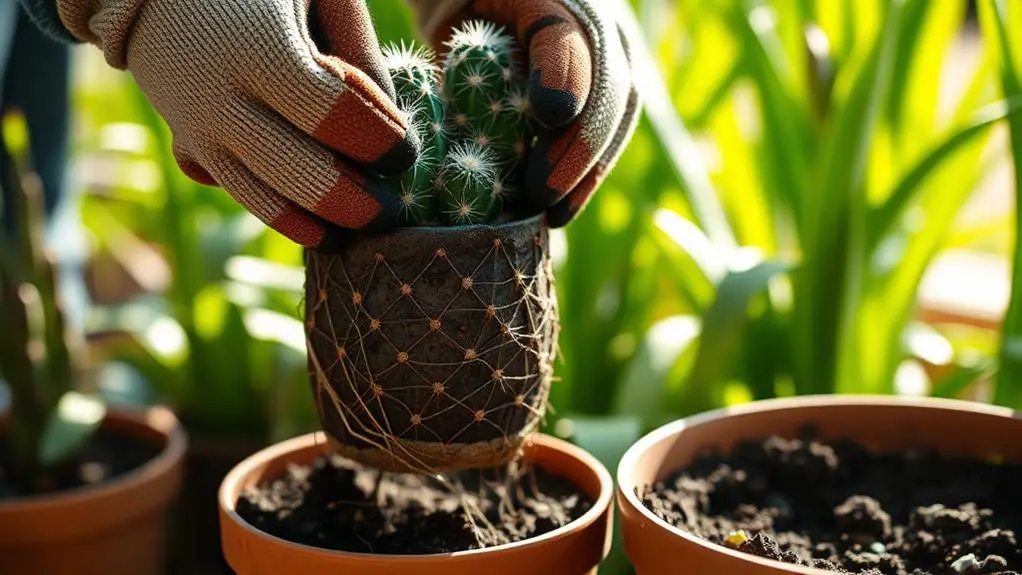 proper plant repotting techniques