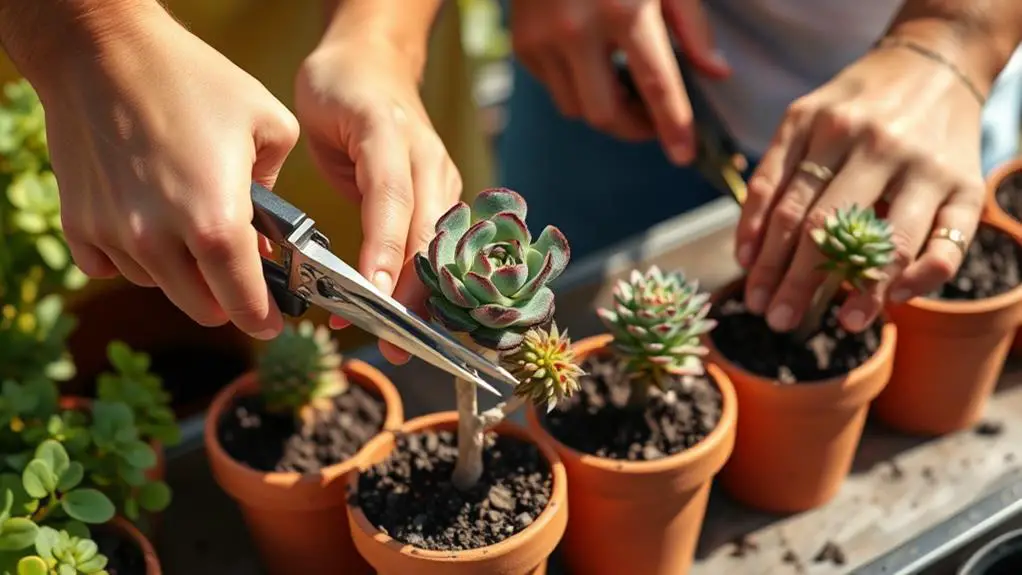 prune and propagate plants