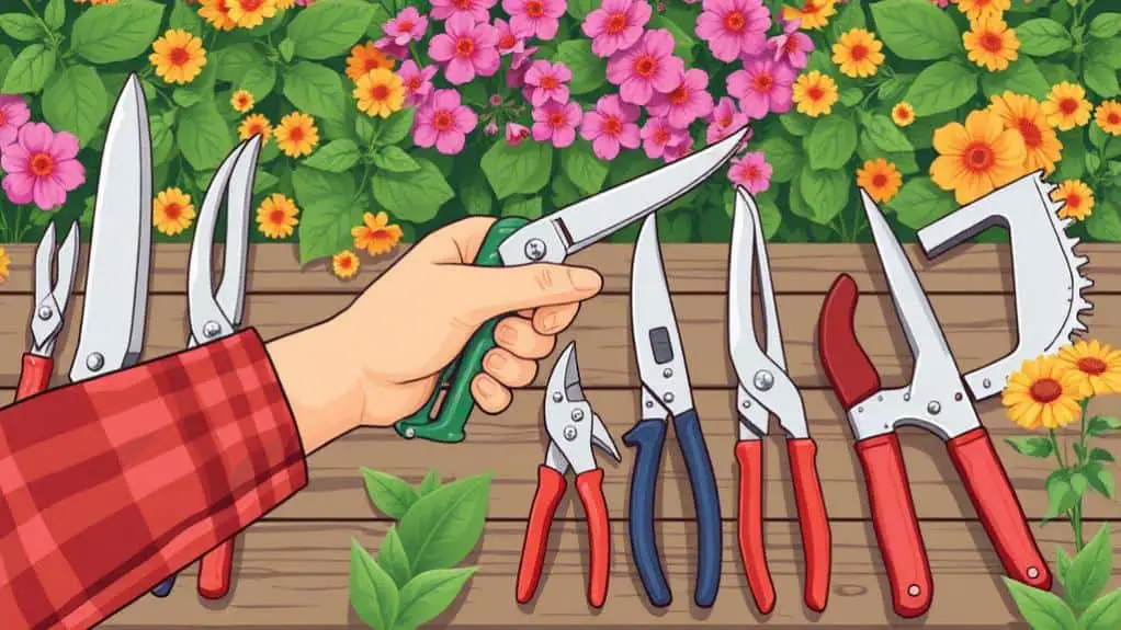 pruning shears and saws