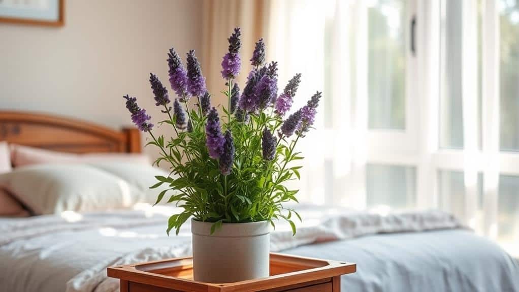 purple fragrant flowering herb