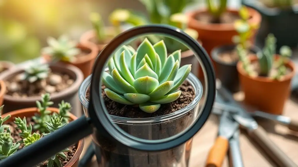 quarantining infected succulent plants