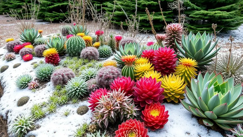 resilient winter succulent types