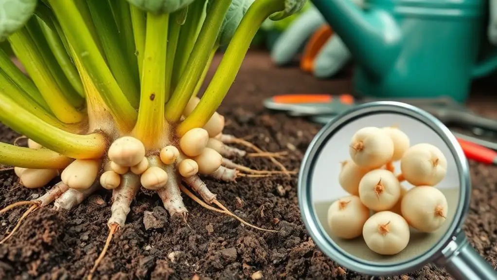 root nodules in succulents