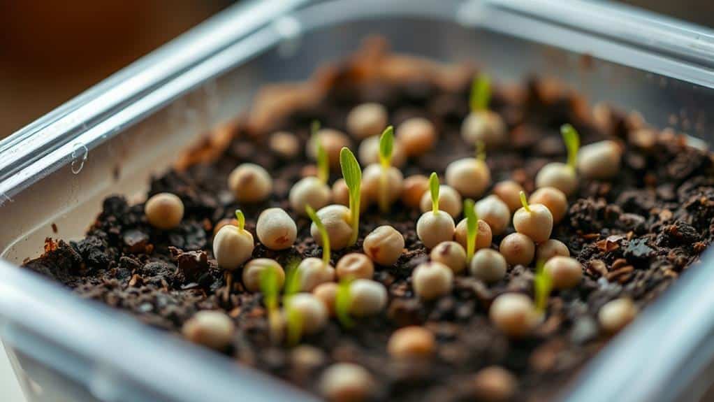 seed sprouting and growth