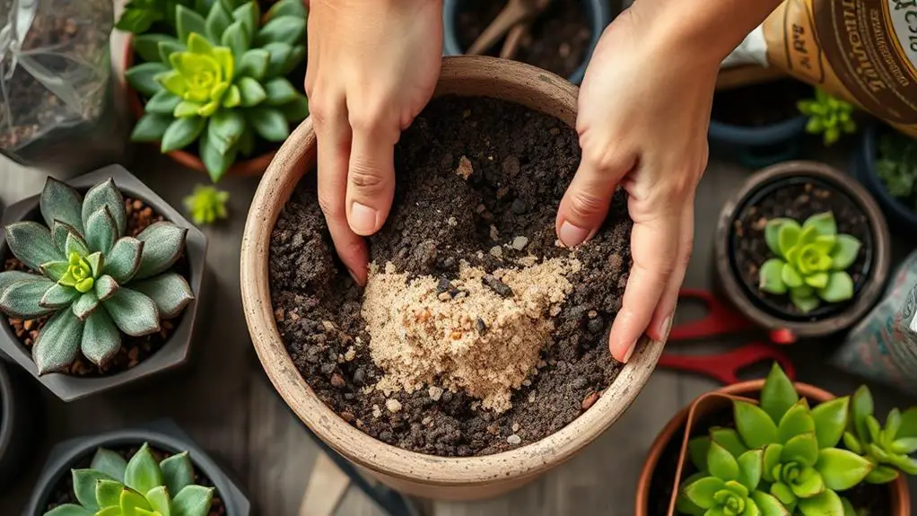 select appropriate soil blend