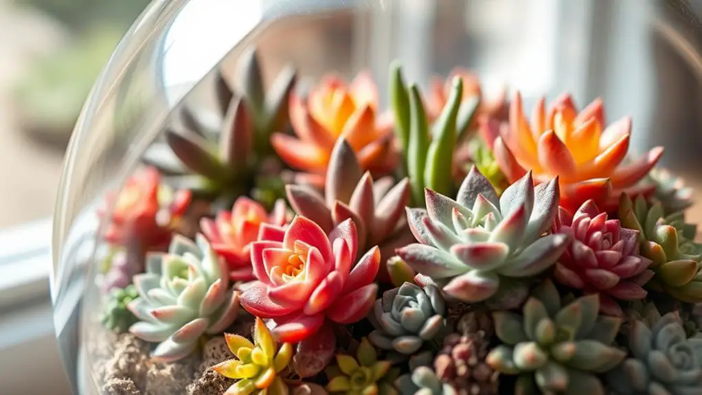 select appropriate succulent varieties