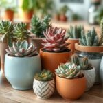 selecting ideal succulent pots