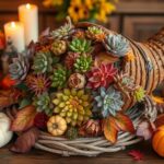 stunning thanksgiving succulent decor