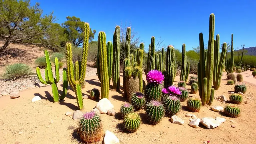 successful outdoor cacti growth