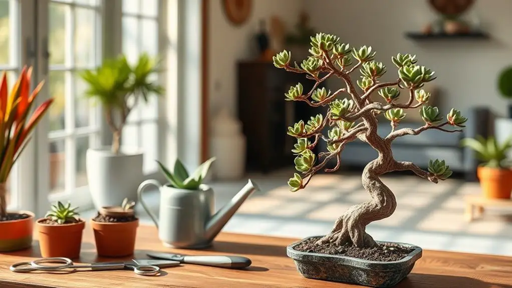 succulent bonsai growth guide