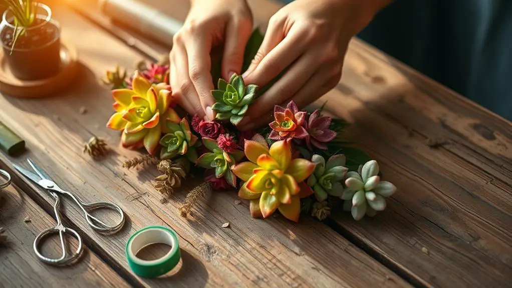 succulent boutonniere crafting guide