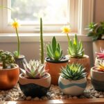 succulent care in pots