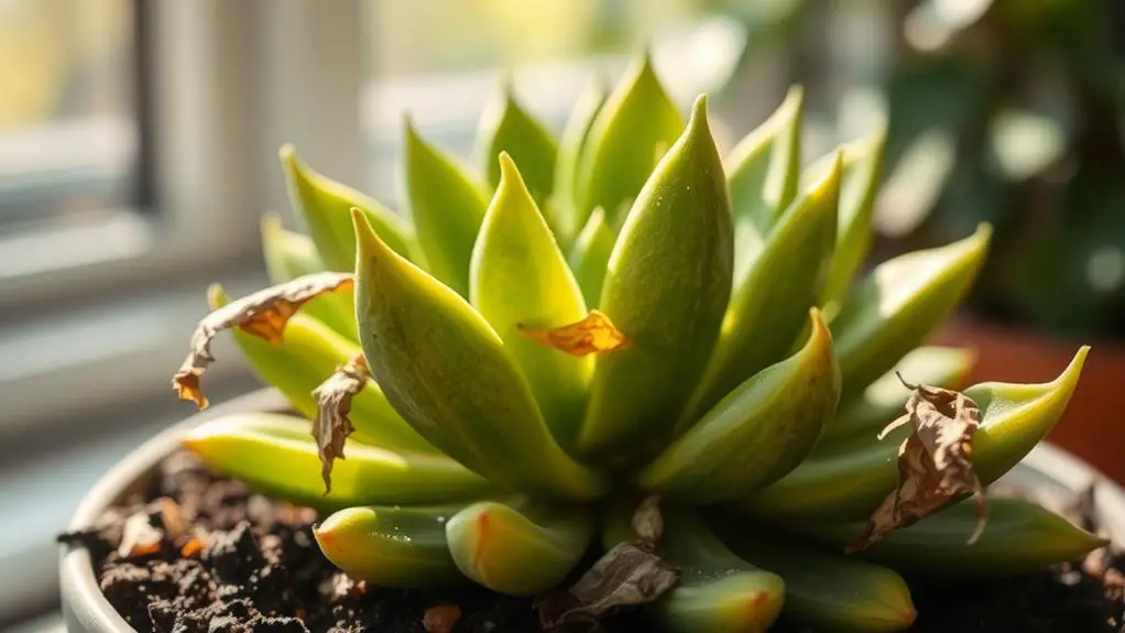 succulent leaves dropping reasons