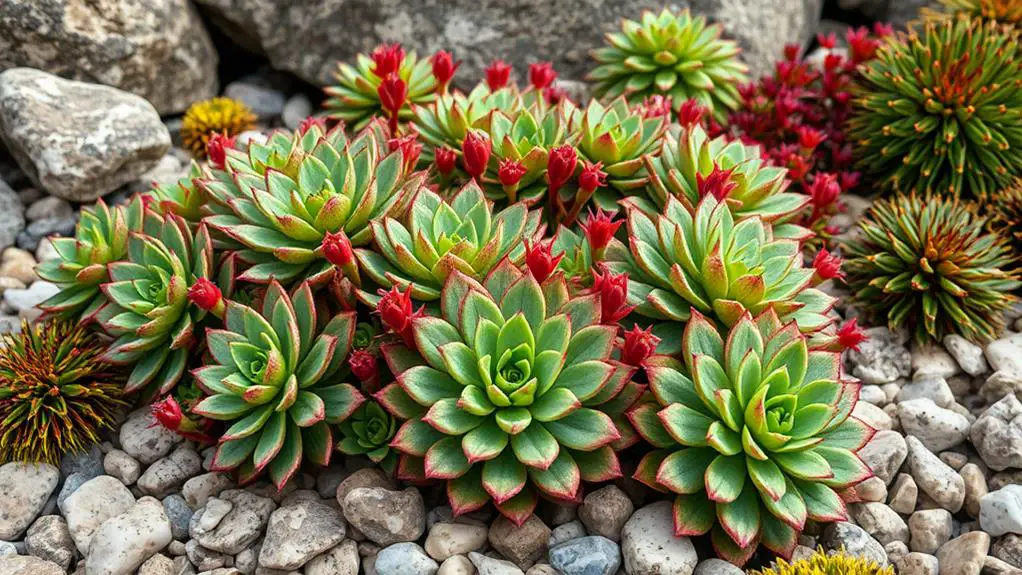 succulent plant arrangement