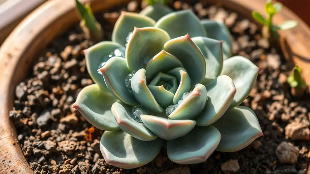 succulent plant water retention