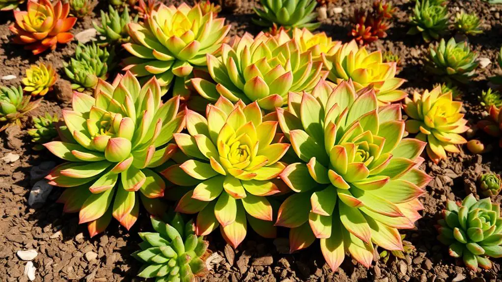 succulent plant with variegation