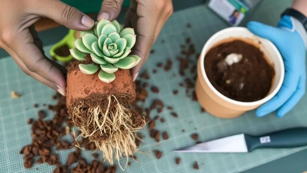 succulent repotting instructions needed