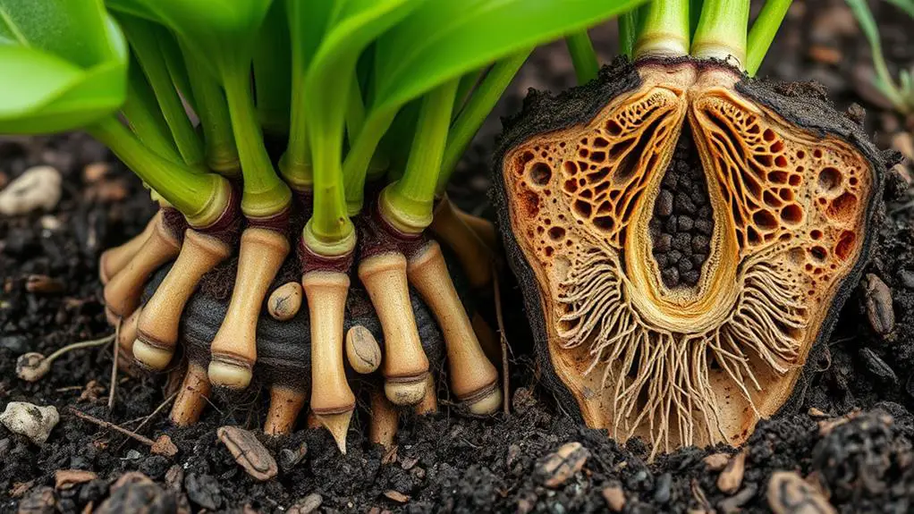 succulent root nodules formation