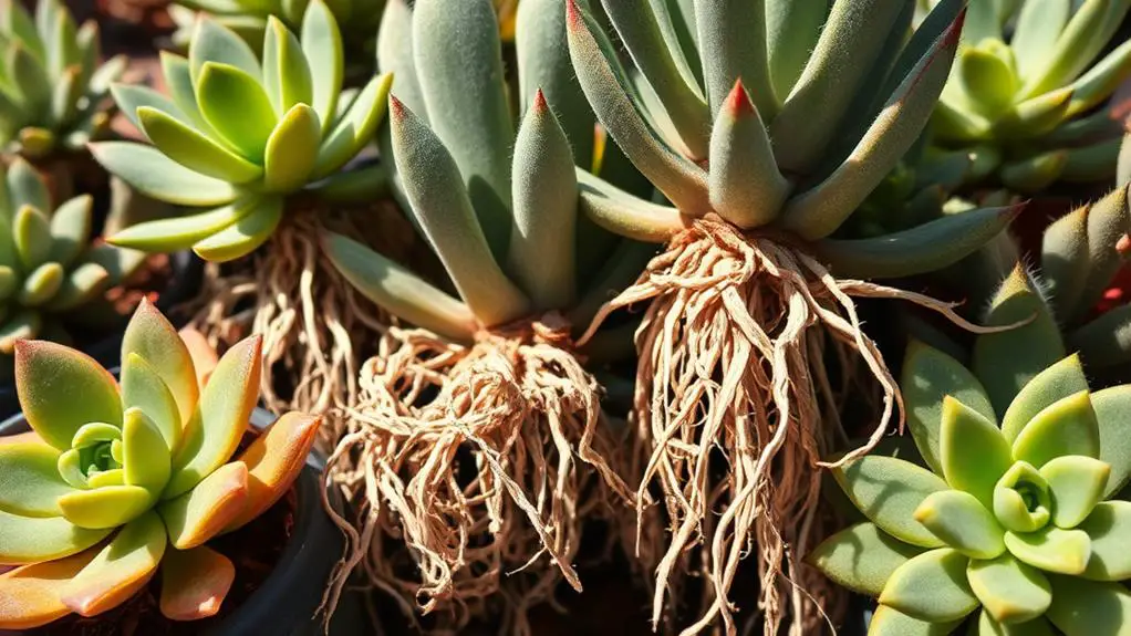 succulents featuring aerial roots