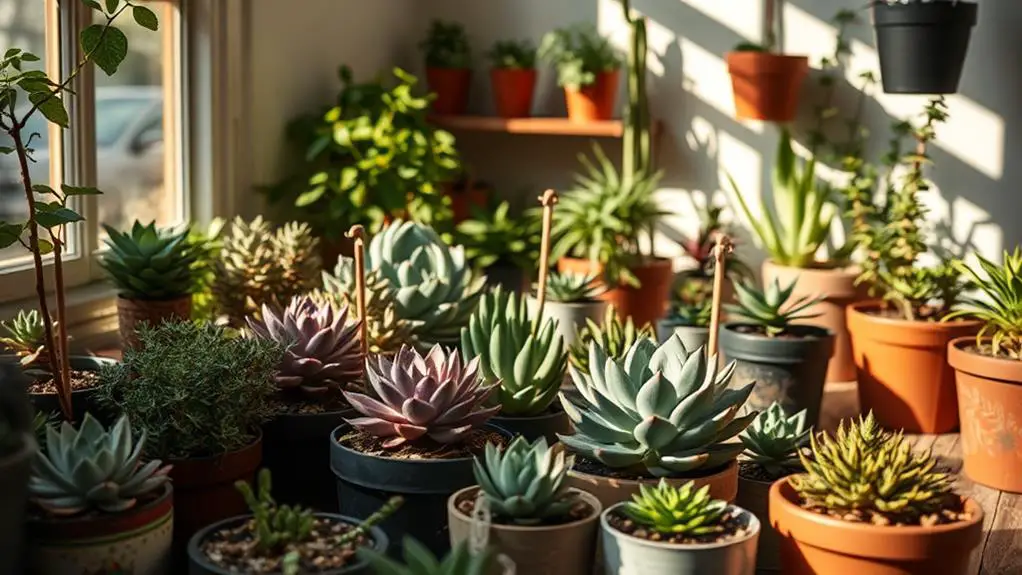 succulents thrive in shade