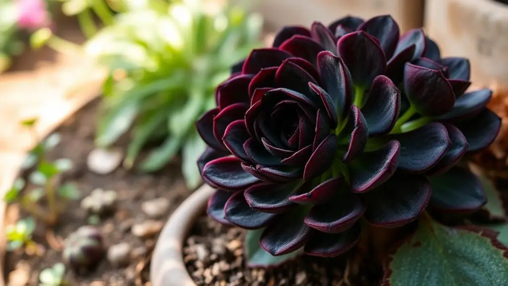 taurus plant aeonium zwartkop