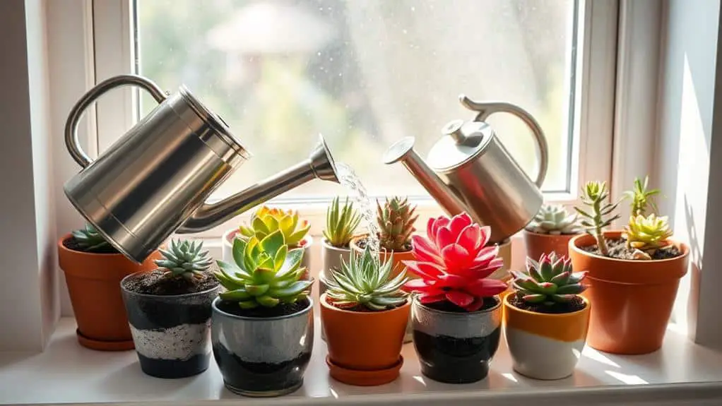 thriving succulents watering tips