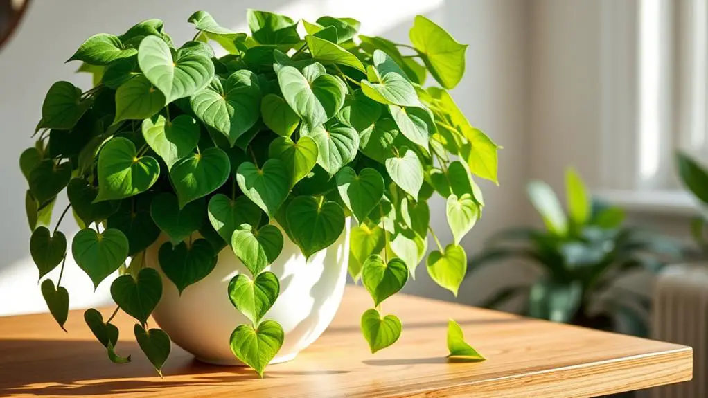 trailing green houseplant vine