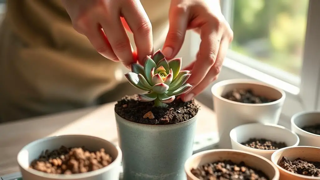 transplant your succulent plants