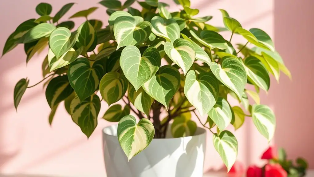 triangular variegated ficus