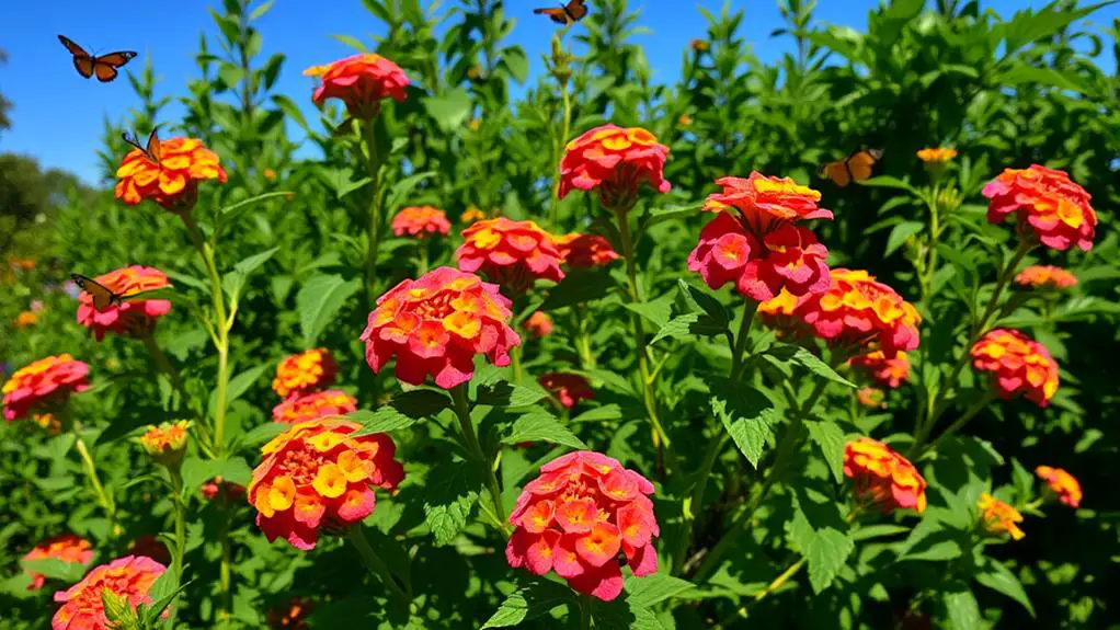 vibrant flowering plant grouping