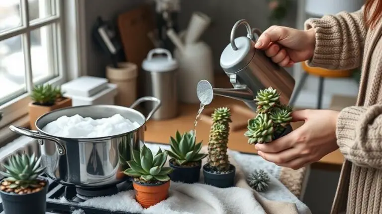 5 Steps to Water Succulents With Melted Snow