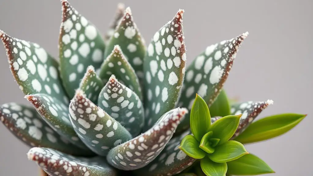 white spots on succulents